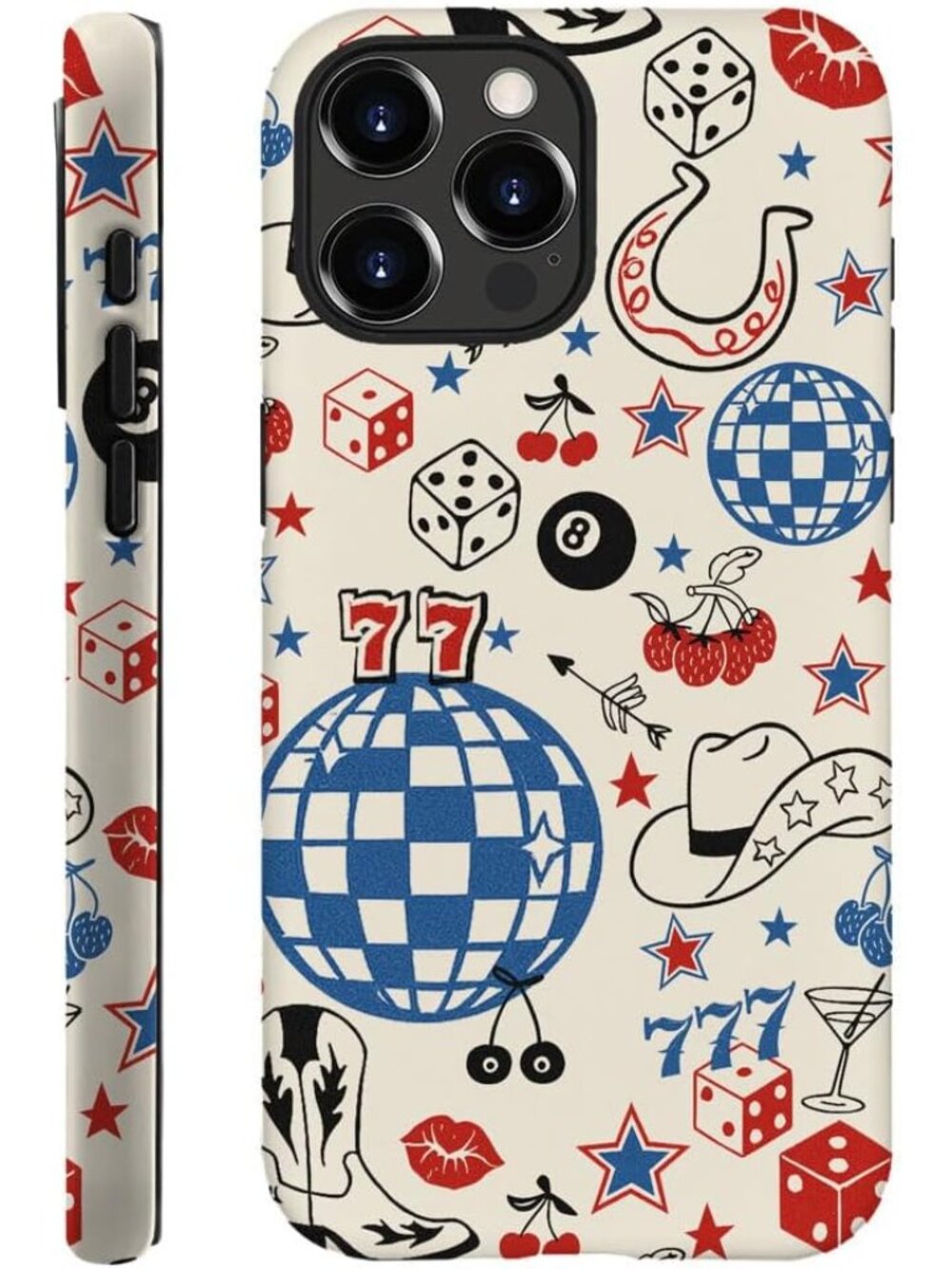 Case Compatible with iPhone 16 Pro Max,Hybrid 2-Layer Hard Shell,Shockproof Soft
